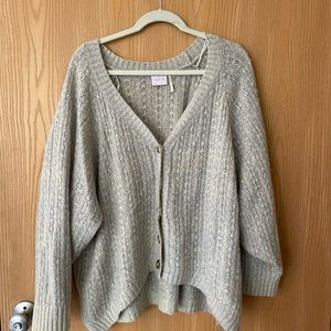 Grey cardigan